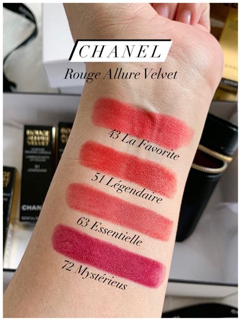 rouge allure velvet chanel 47|rouge allure velvet shades.